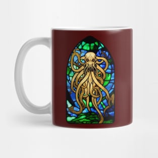 Stained Glass Cthulhu Mug